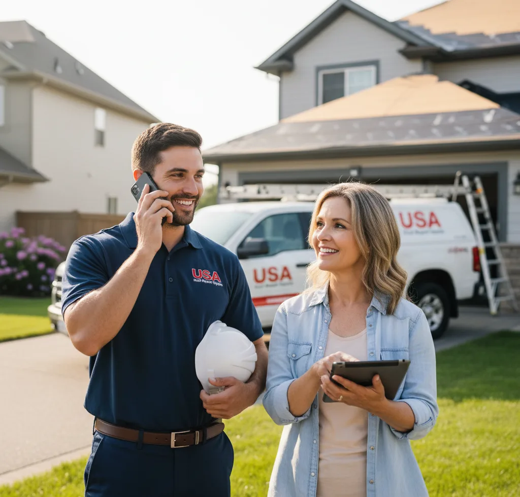 USA Roof Repair Experts customer support in Page